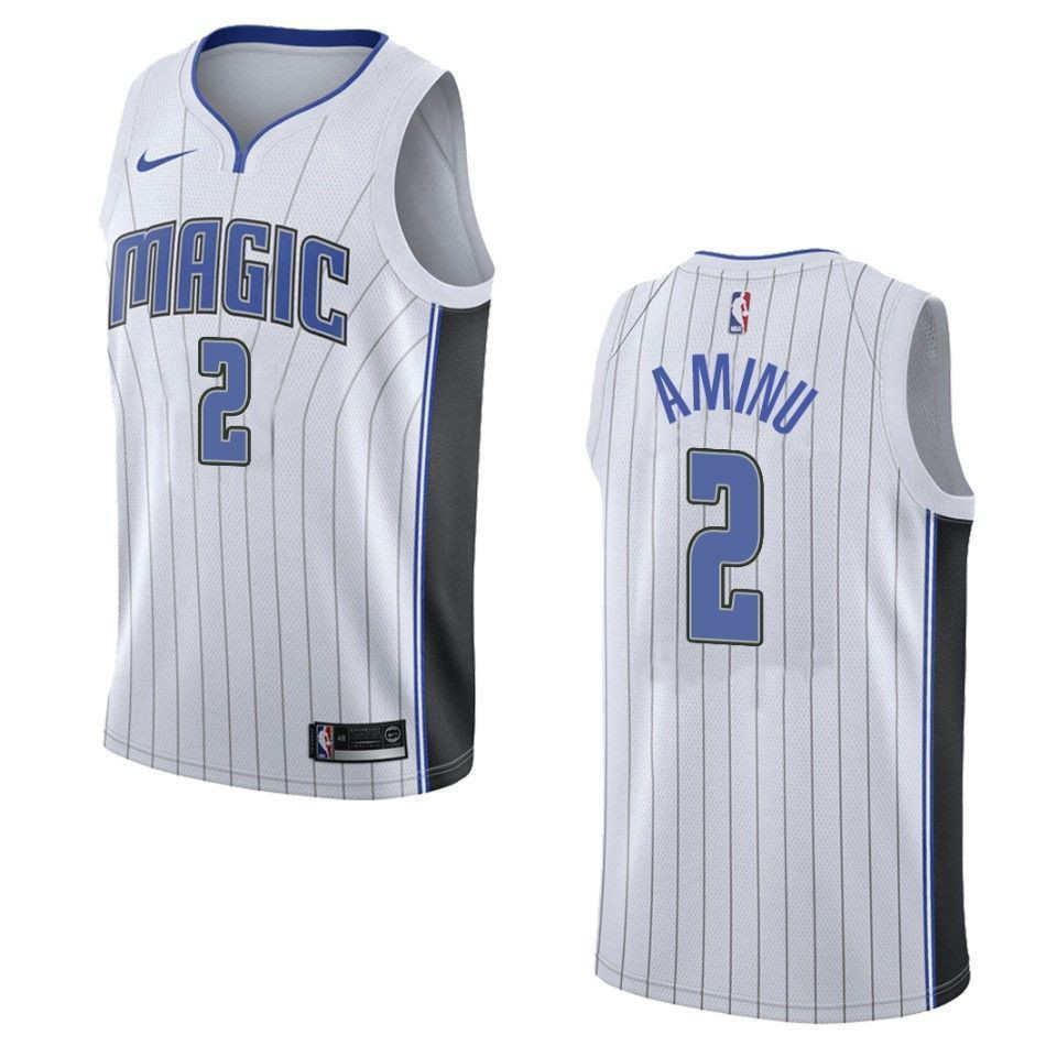 Orlando Magicc 2 Al-farouq Aminu Association Swingman White NBA Jersey Men's