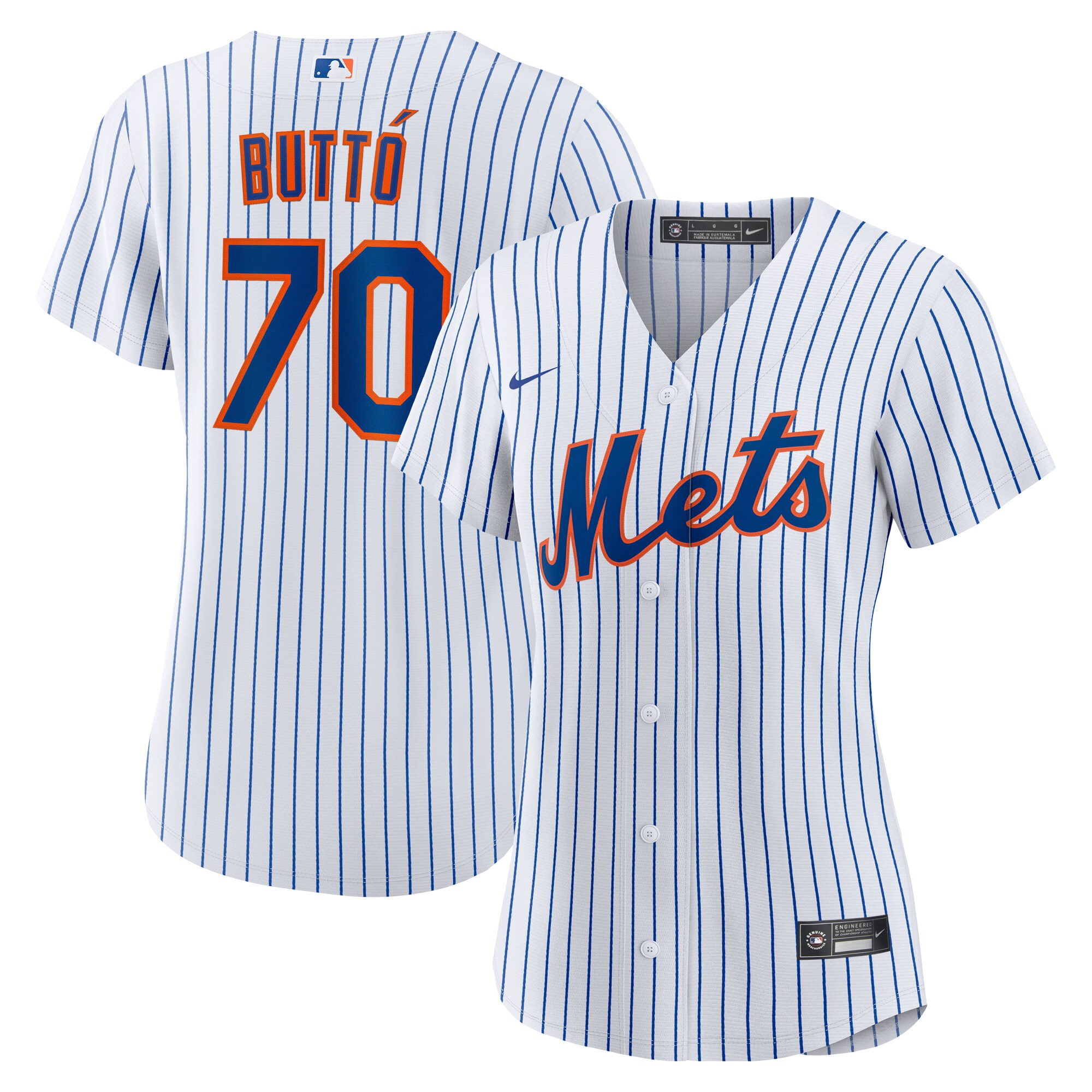 New York Mets Jose Butto White Home MLB Jersey Women's