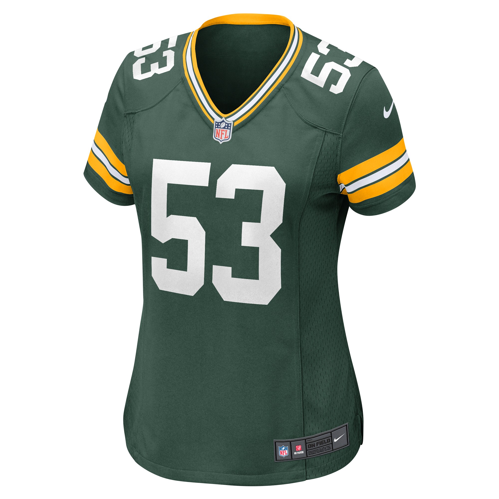 Green Bay Packers Arron Mosby Green Team Game NFL Jersey Women's