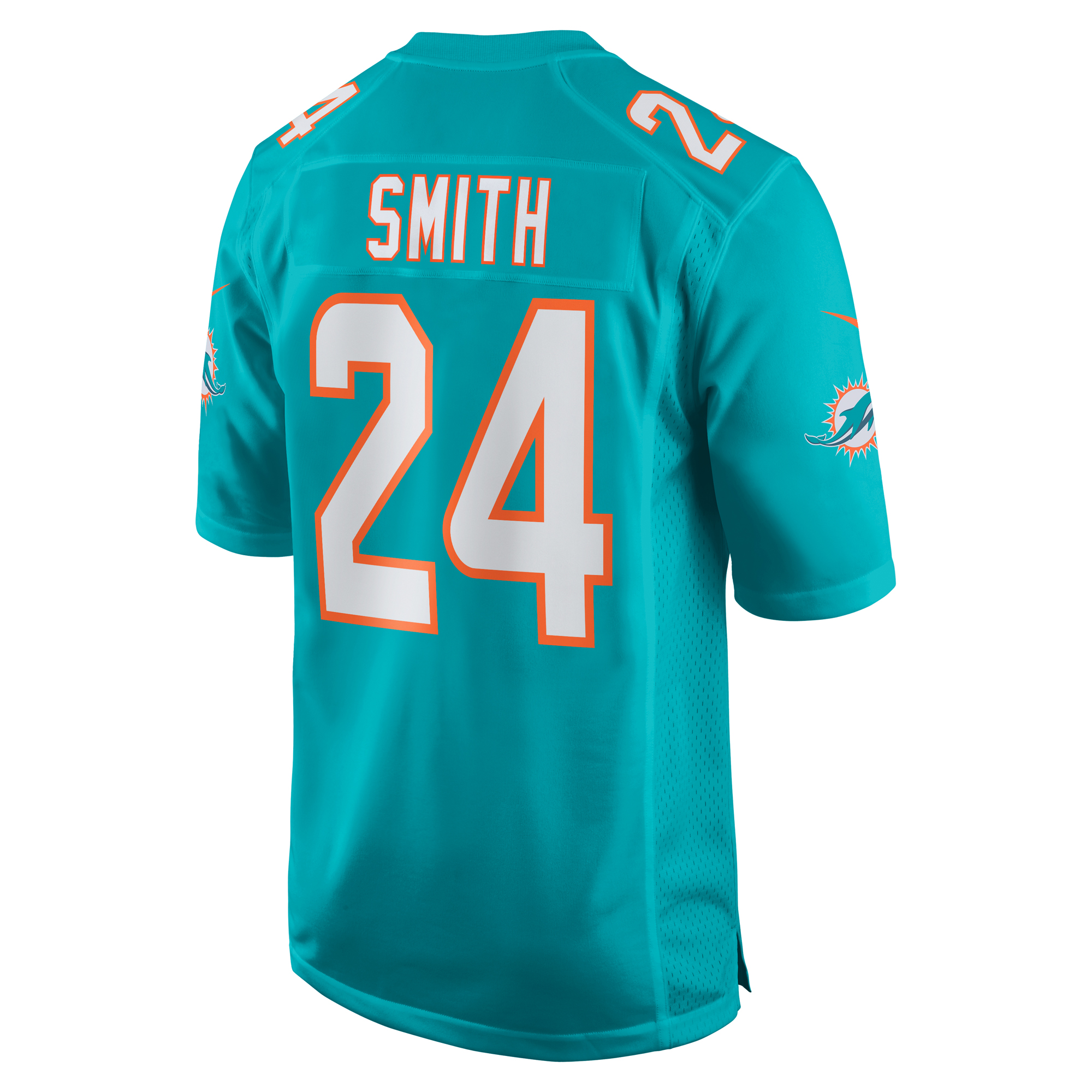 Miami Dolphins Cam Smith Aqua Game NFL Jersey Men's