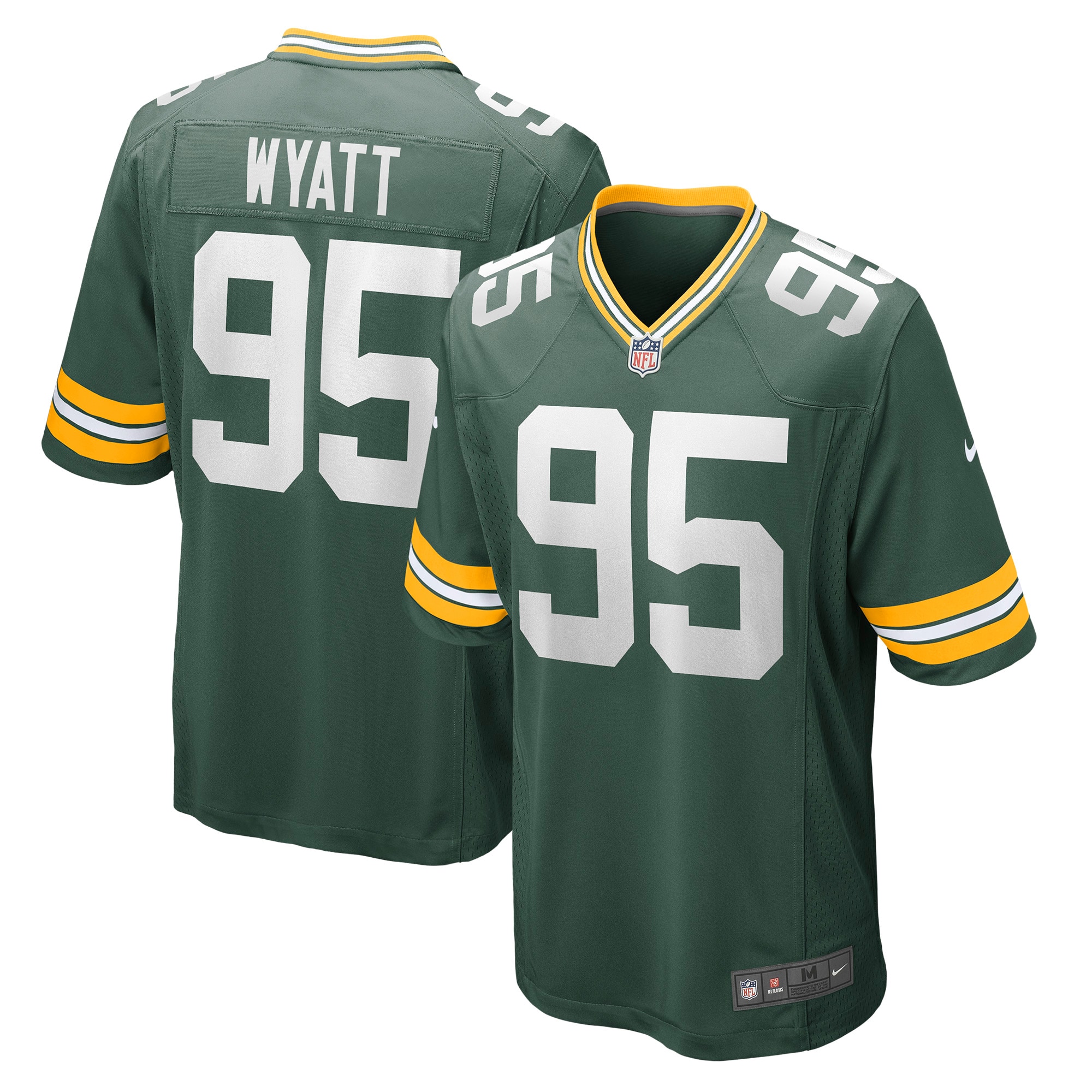 Green Bay Packers Devonte Wyatt Green Player Game NFL Jersey Men's
