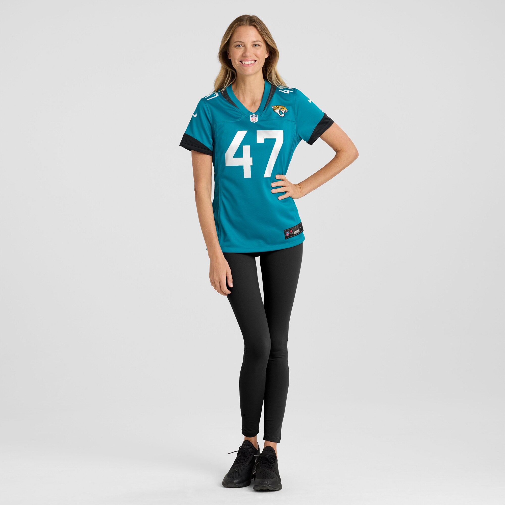 De'Shaan Dixon Jacksonville Jaguars Teal Game Player NFL Jersey Women's