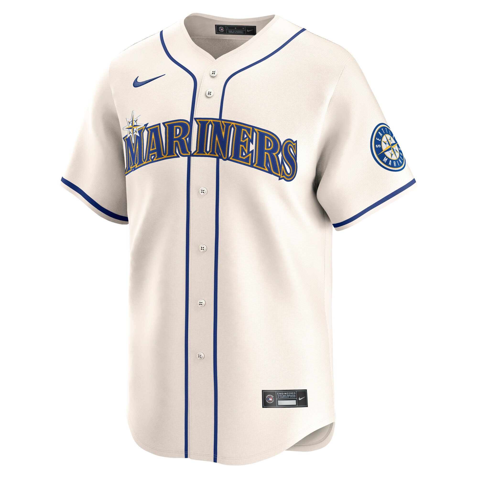 Seattle Mariners Julio Rodriguez Cream Alternate Limited MLB Jersey Men's