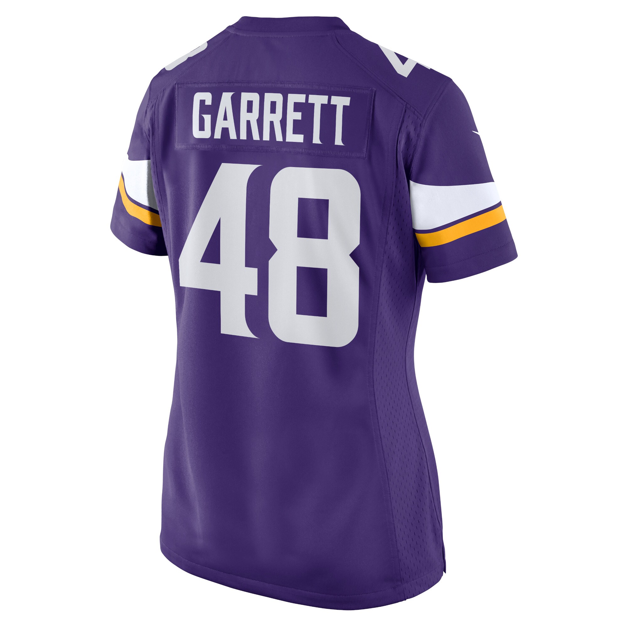 Minnesota Vikings Chris Garrett Purple Home Game Player NFL Jersey Women's