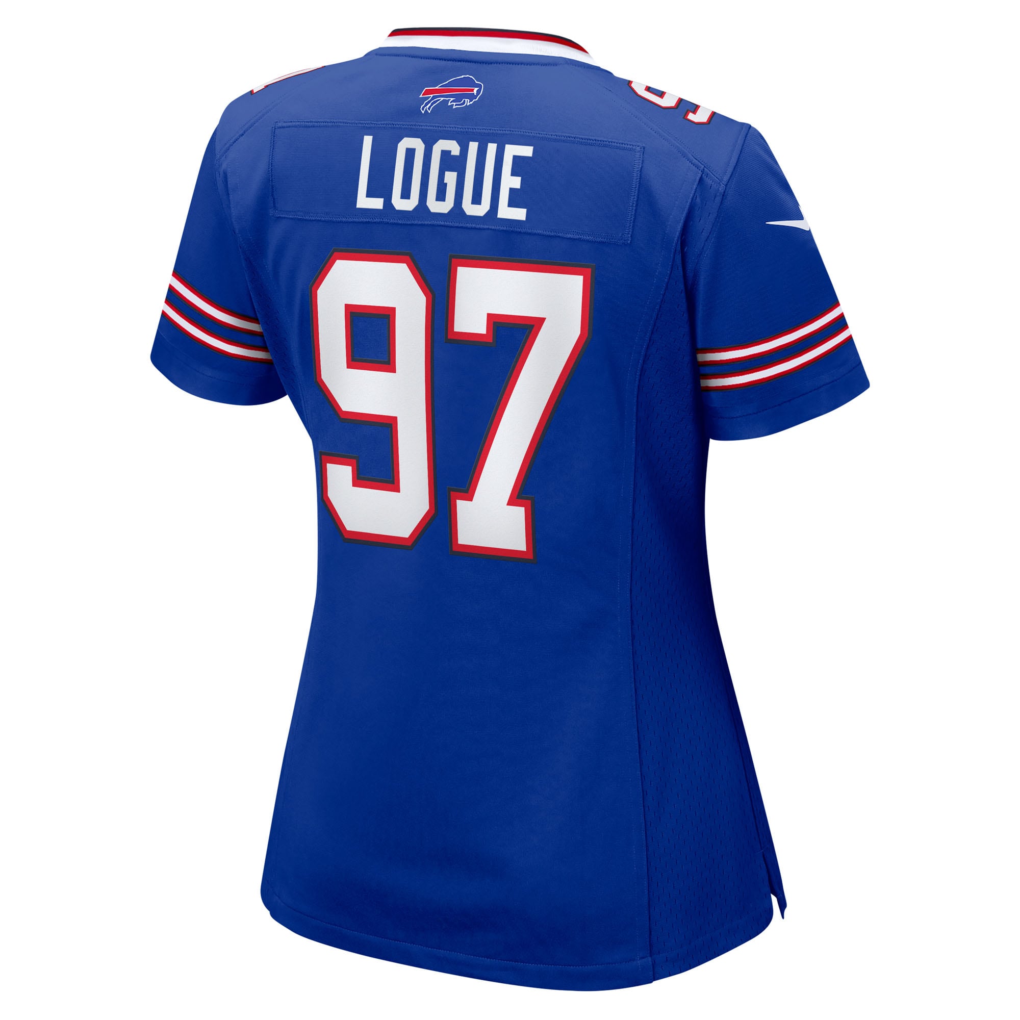 Buffalo Bills Zion Logue Royal Team Game NFL Jersey Women's