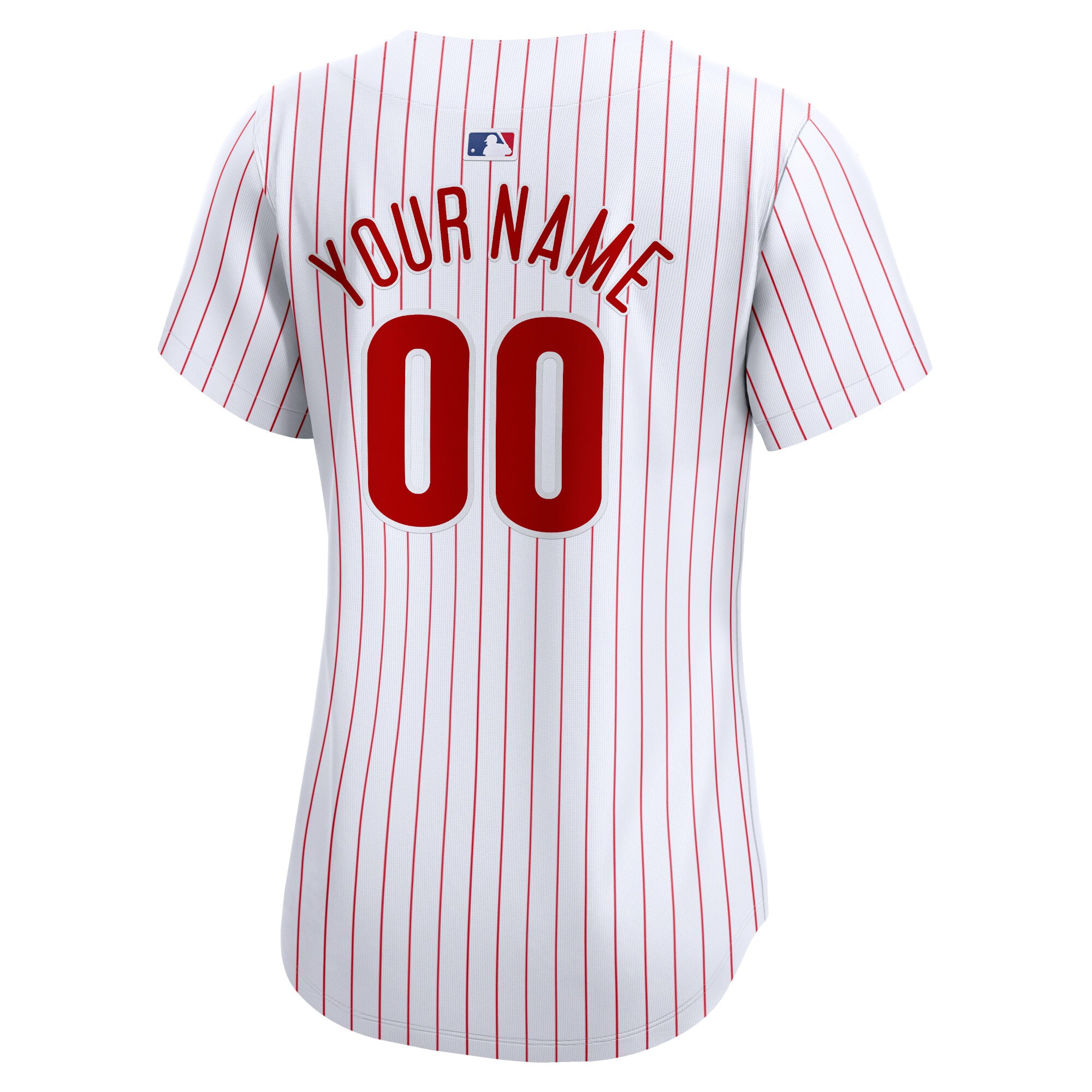 Philadelphia Phillies White Home Limited Custom MLB Jersey Women's