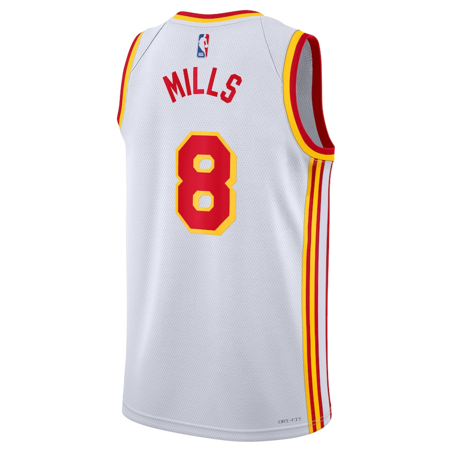 Patty Mills 8 Atlanta Hawks Unisex Swingman Association Editio White NBA Jersey Unisex