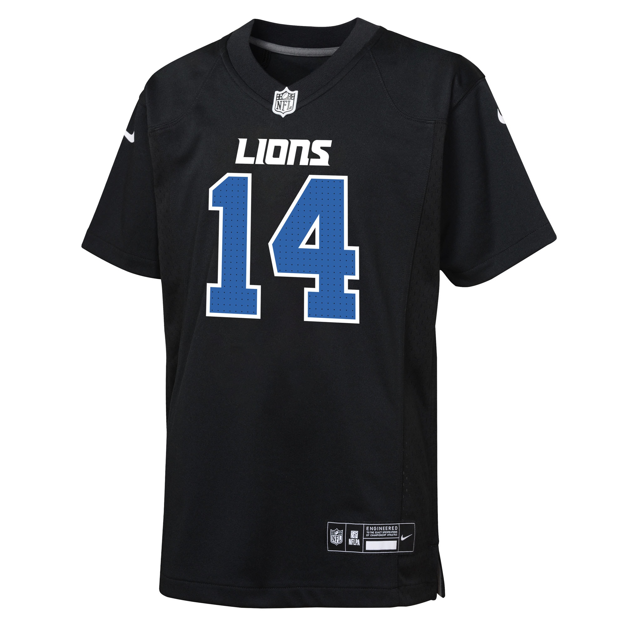 Detroit Lions Amon-Ra St. Brown Carbon Black Fashion Game NFL Jersey Youth