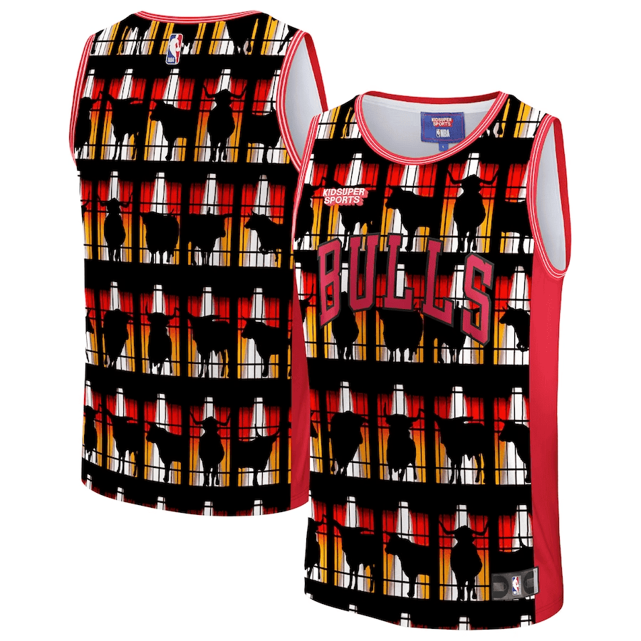 Chicago Bulls KidSuper Studio Unisex Hometown Red NBA Jersey Unisex