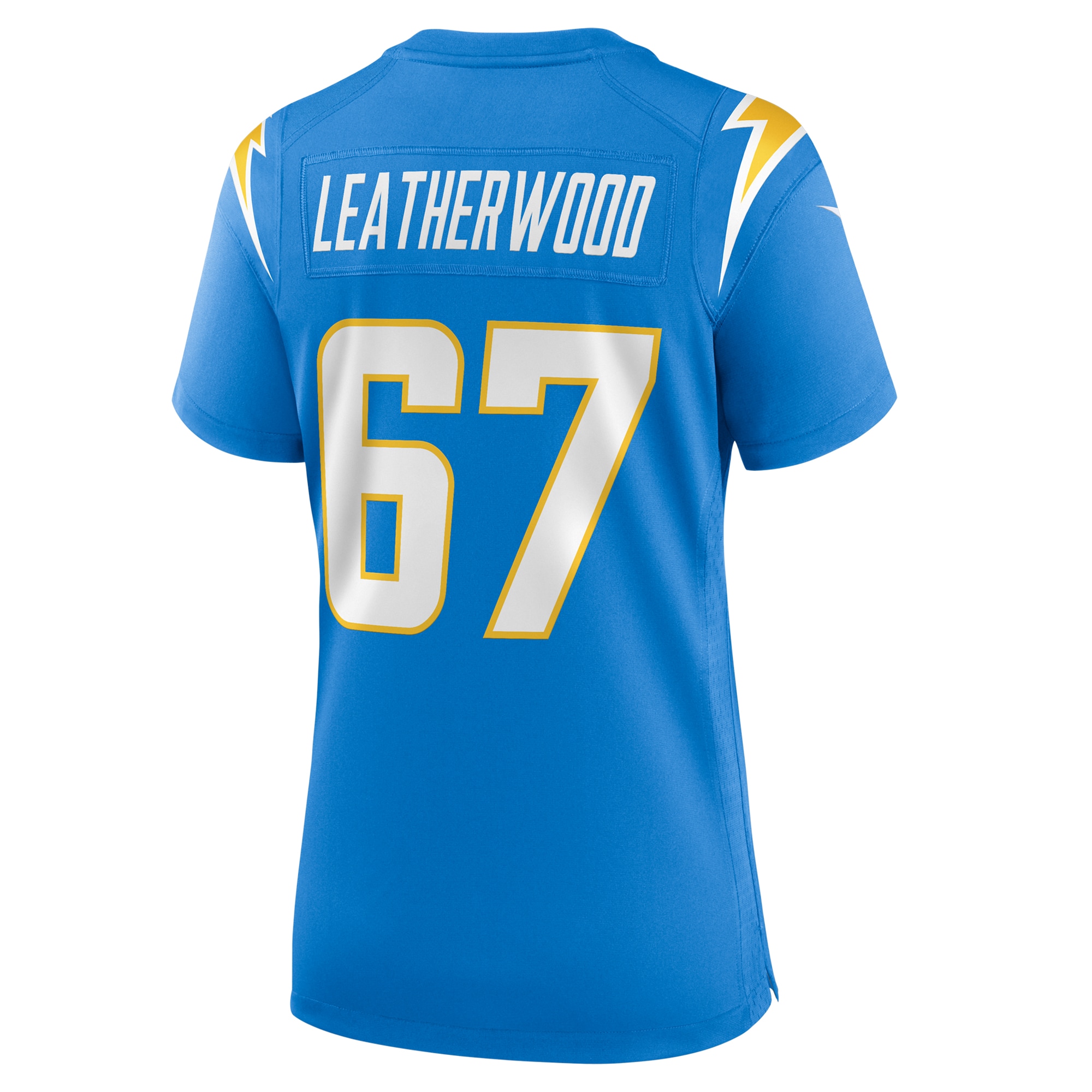 Los Angeles Chargers Alex Leatherwood Powder Blue Team Game NFL Jersey Women's