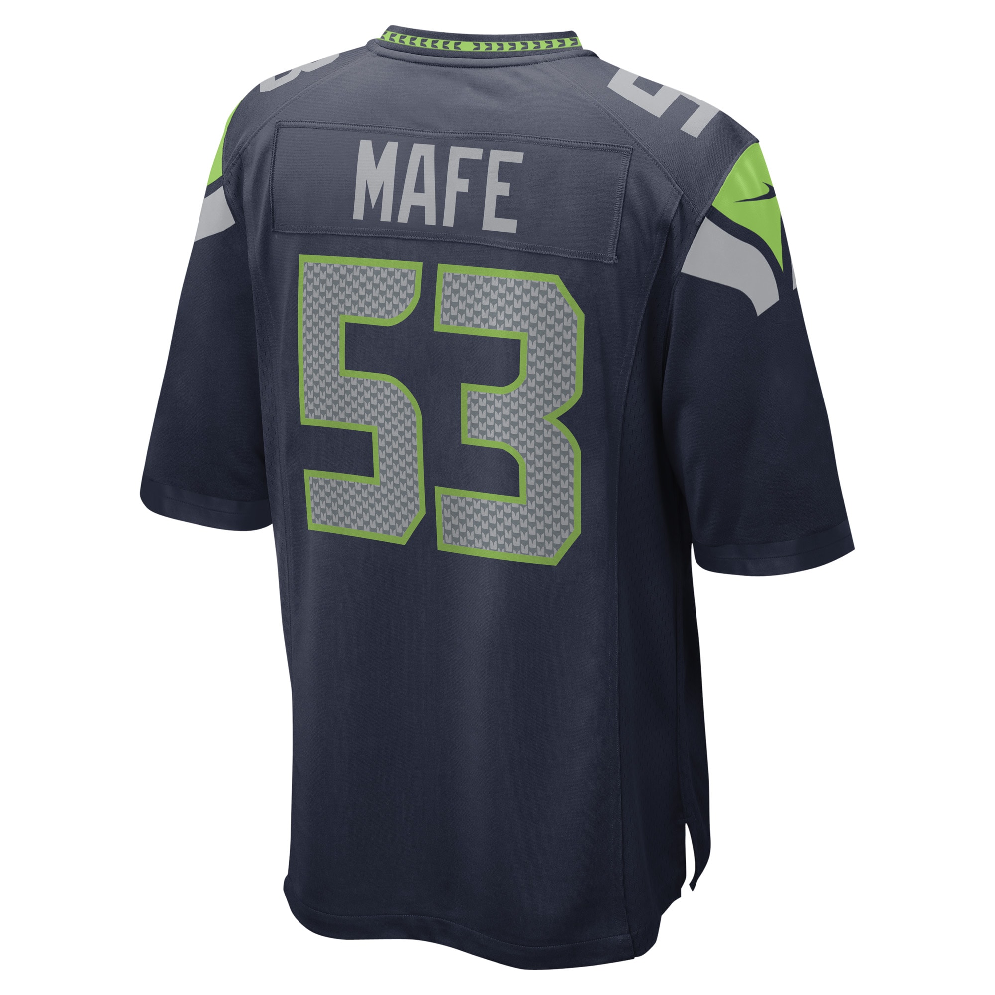 Seattle Seahawks Boye Mafe College Navy Game Player NFL Jersey Men's
