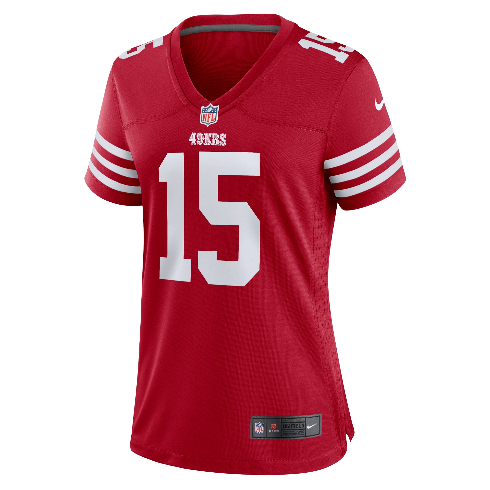 San Francisco 49ers Jauan Jennings Scarlet Game NFL Jersey Women's