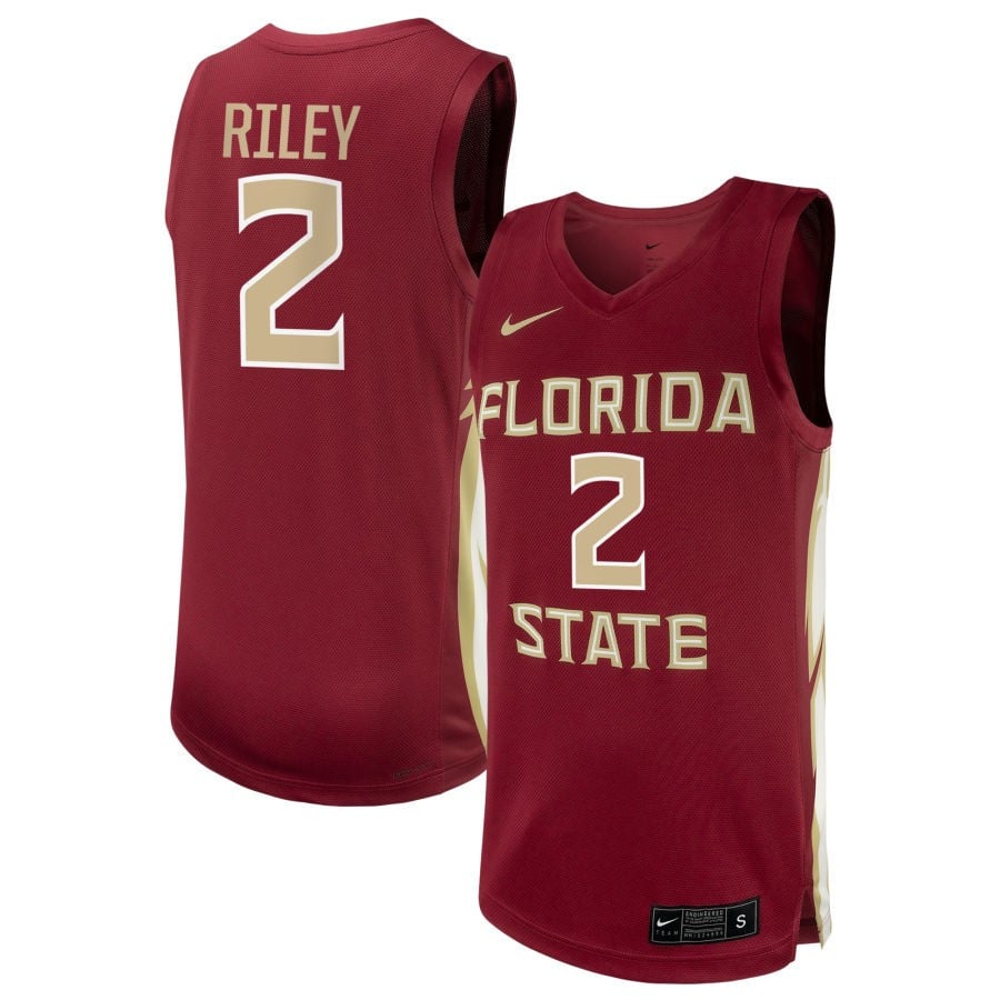Giana Riley 2 Florida State Seminole Unisex NIL Garnet NCAA Jersey Unisex