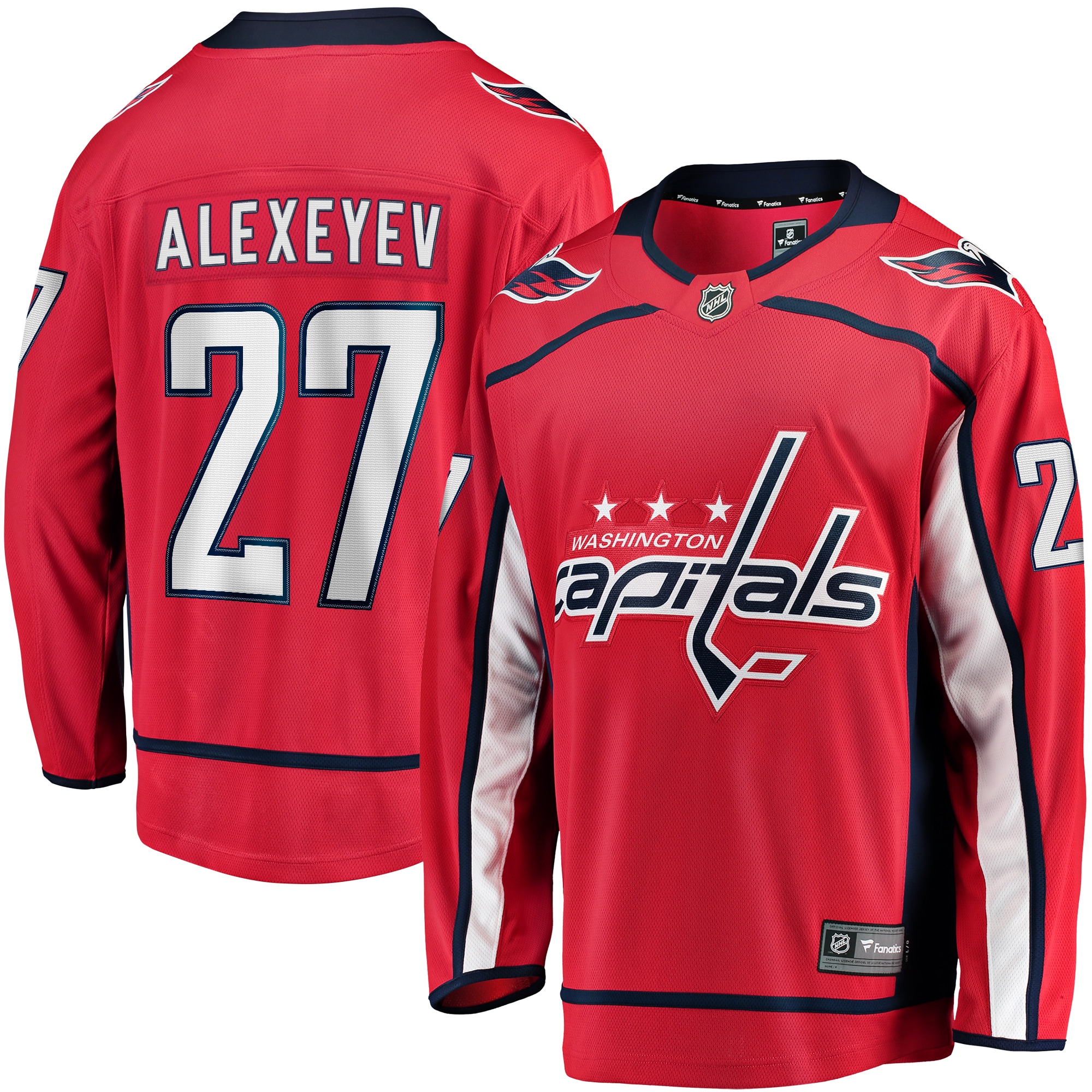 Washington Capitals Alexander Alexeyev Red Home Breakaway NHL Jersey Men's