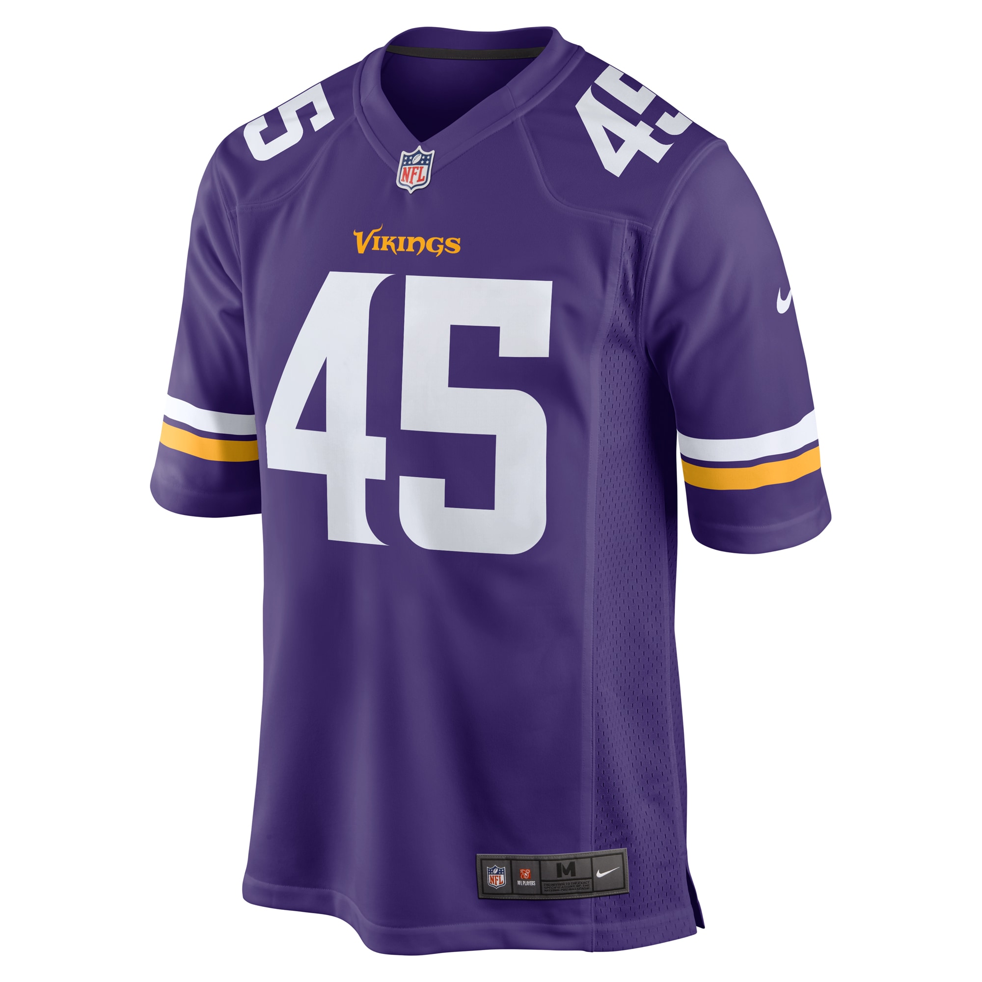 Minnesota Vikings Troy Dye Purple Game NFL Jersey Men's