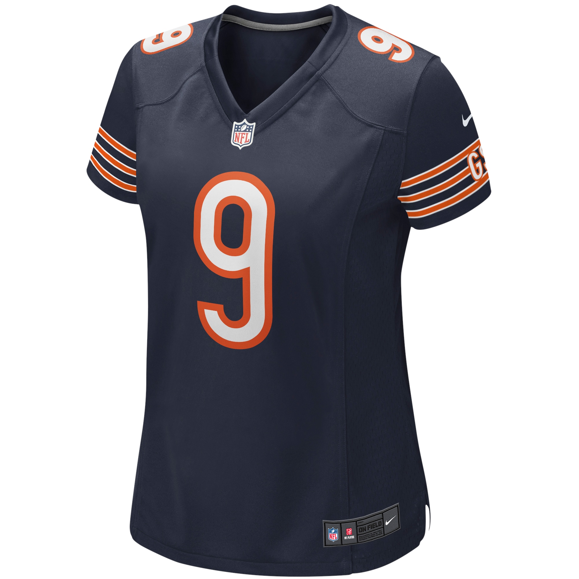 Chicago Bears Nick Foles Navy Game NFL Jersey Women's