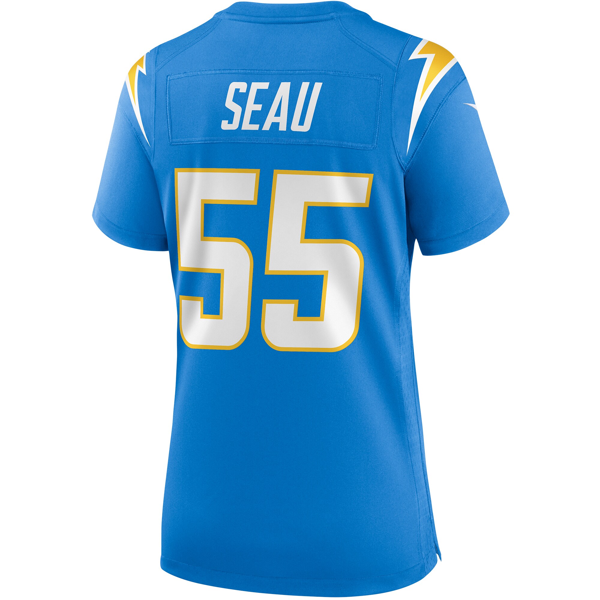 Los Angeles Chargers Junior Seau Powder Blue Game Retired Player NFL Jersey Women's