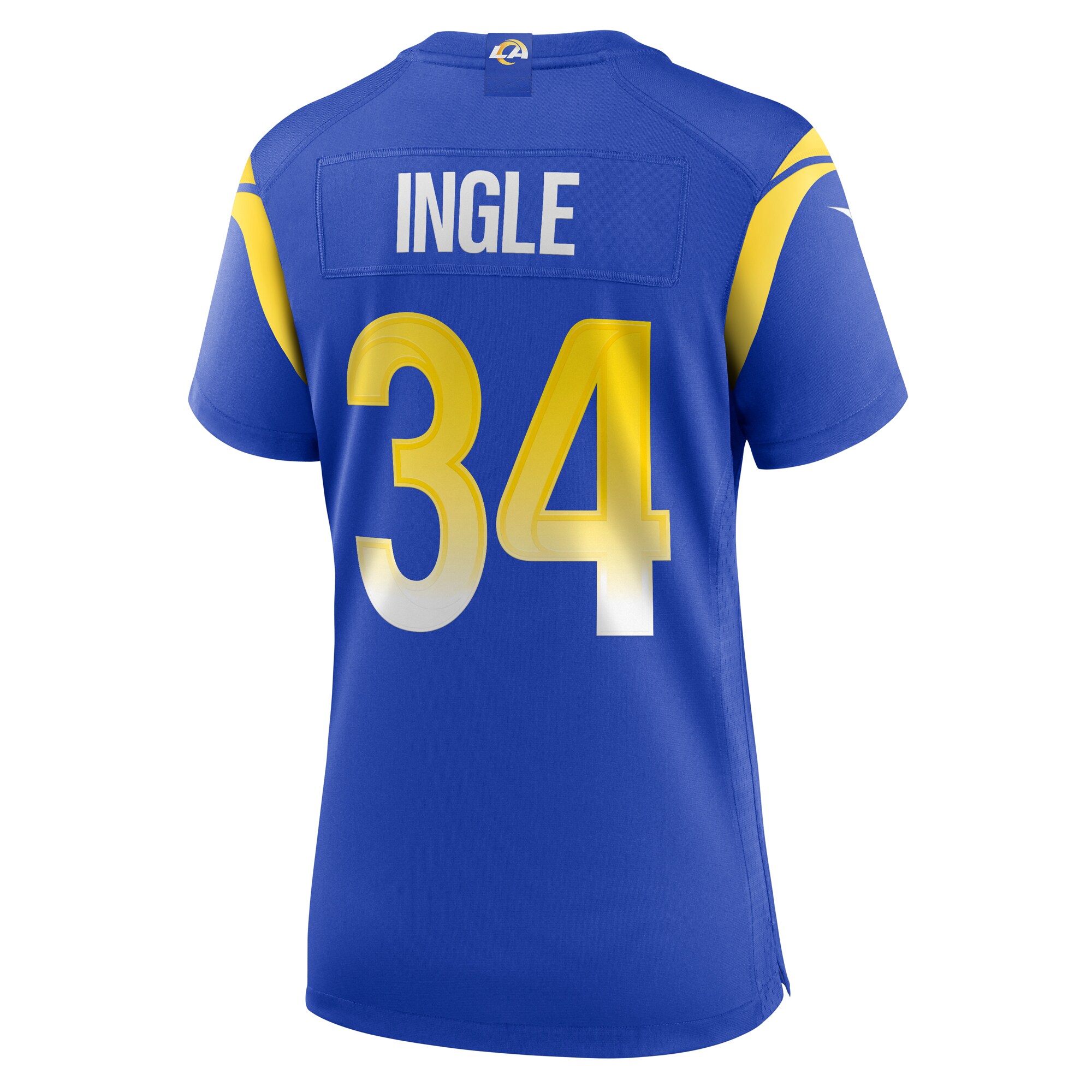 Los Angeles Rams Tanner Ingle Royal Home Game NFL Jersey Women's