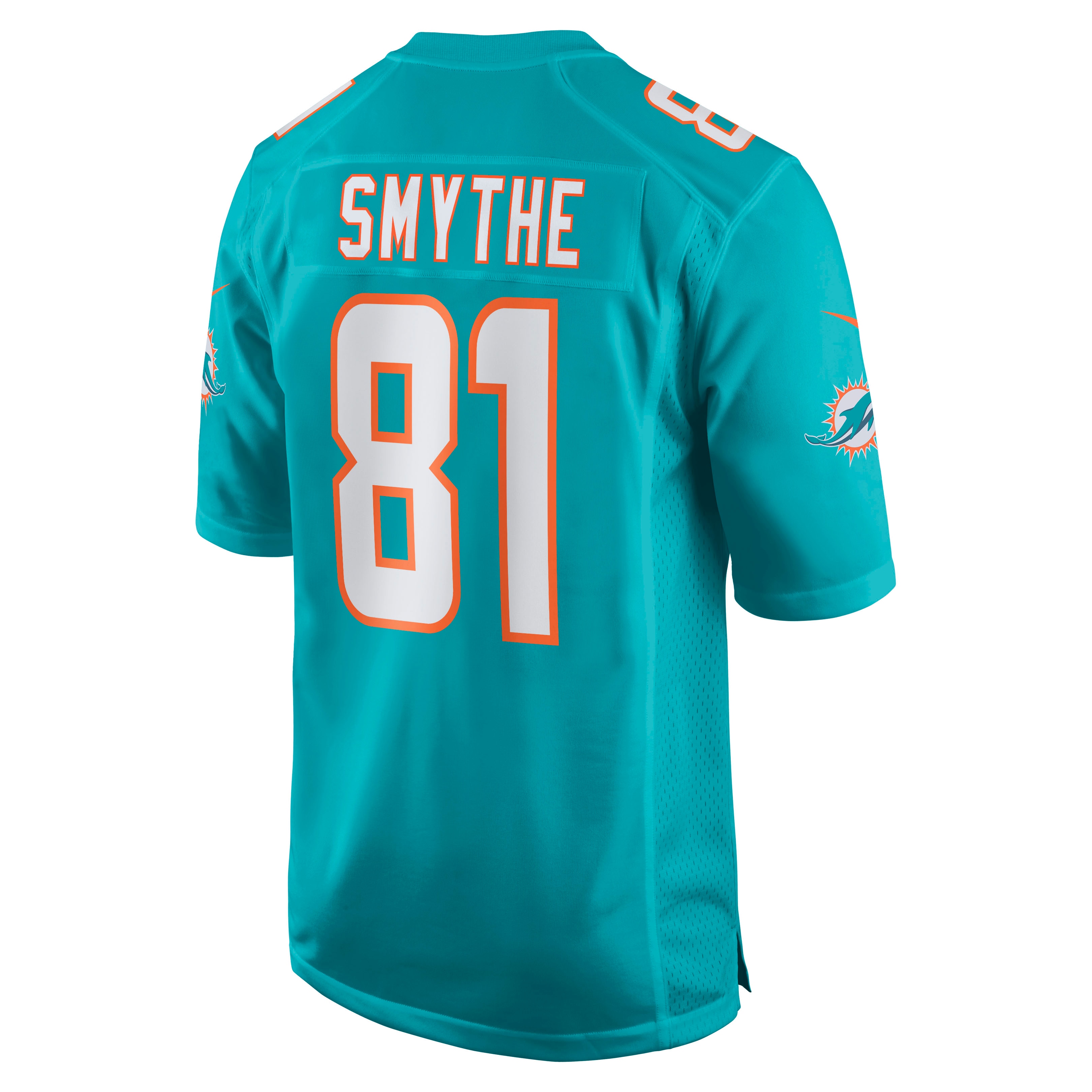 Miami Dolphins Durham Smythe Aqua Game NFL Jersey Men's