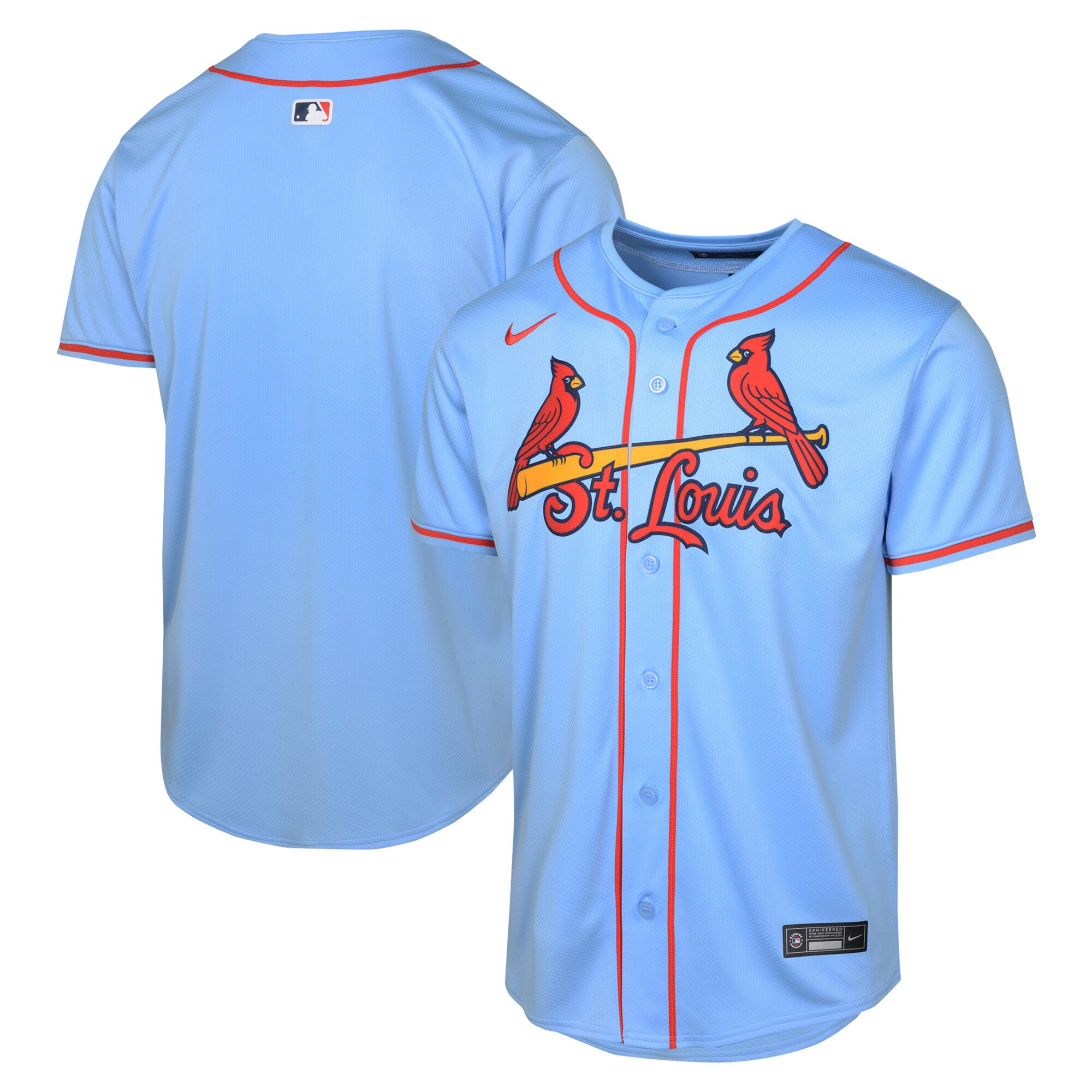 St. Louis Cardinals Light Blue Alternate Limited MLB Jersey Youth