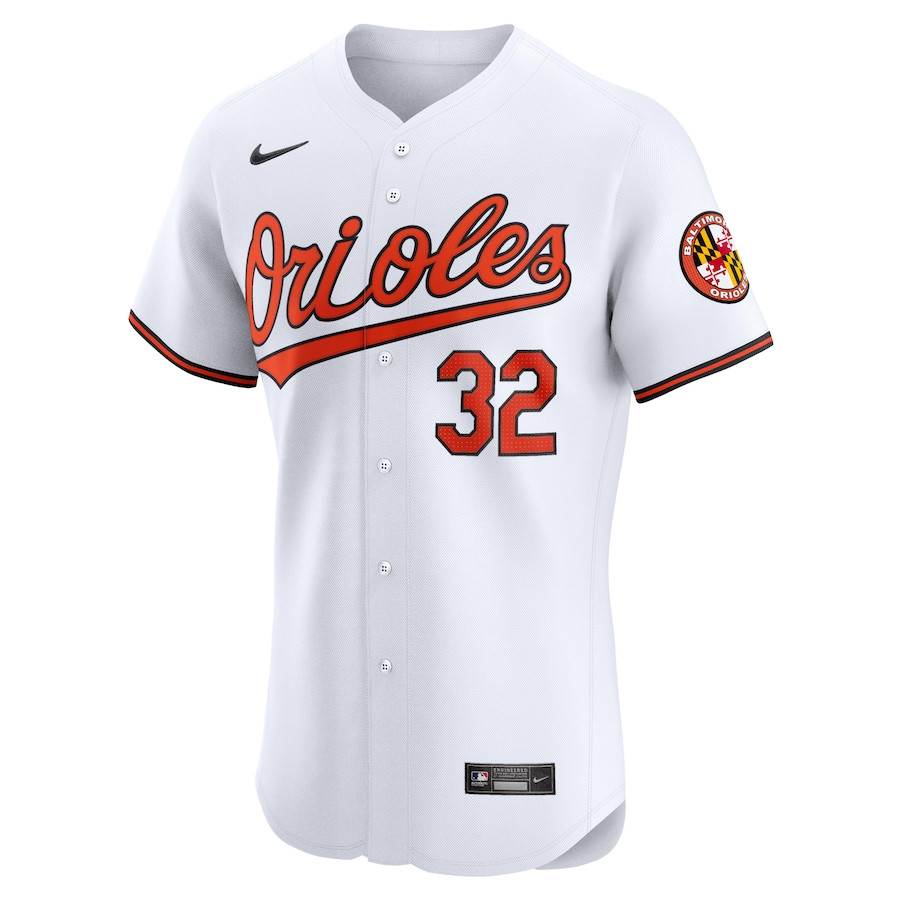Ryan O'Hearn 32 Baltimore Orioles Home Elite Player White MLB Jersey Men's