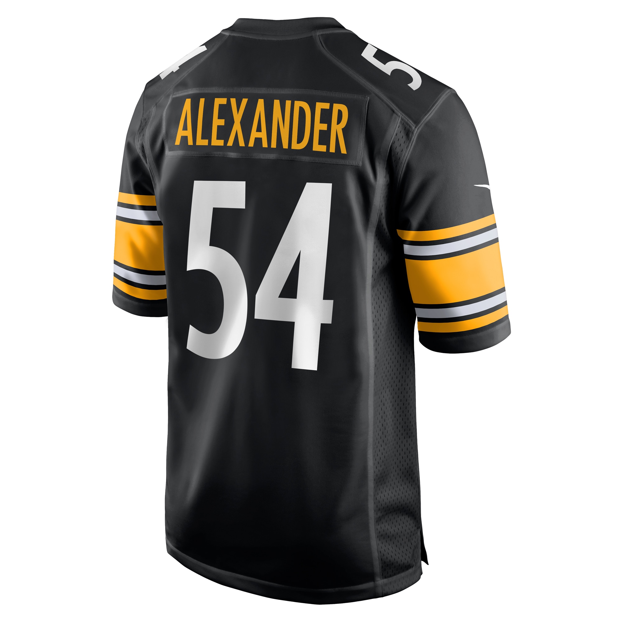 Pittsburgh Steelers Kwon Alexander Black Game NFL Jersey Men's