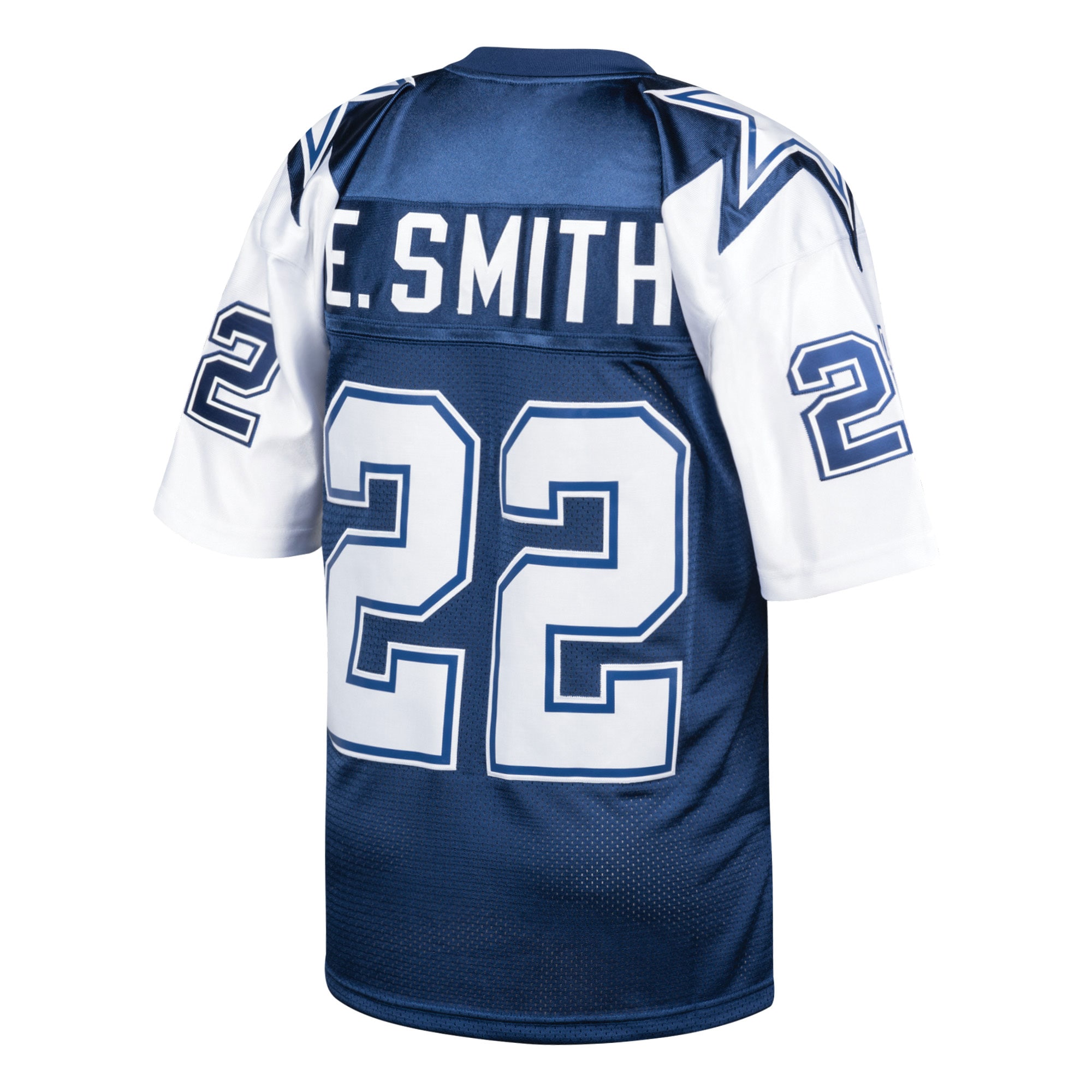 Dallas Cowboys 1995 Emmitt Smith Mitchell Ness Navy Throwback Retired Player NFL Jersey Men's