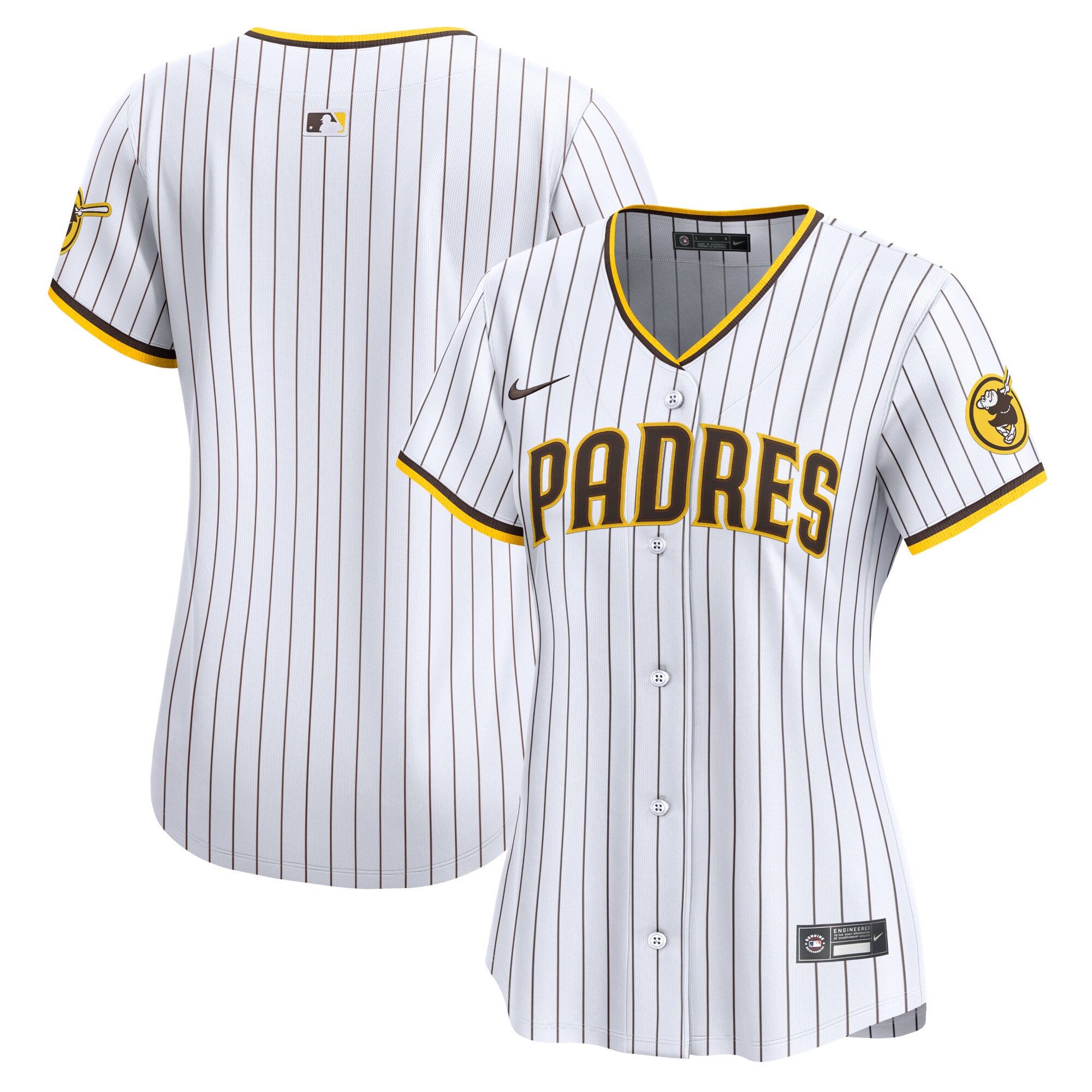 San Diego Padres White Home Limited MLB Jersey Women's