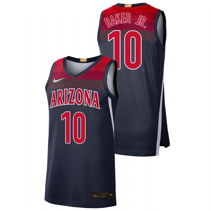 Arizona Wildcats 10 Navy Jemarl Baker Jr. College Baketball Limited NCAA Jersey Men's
