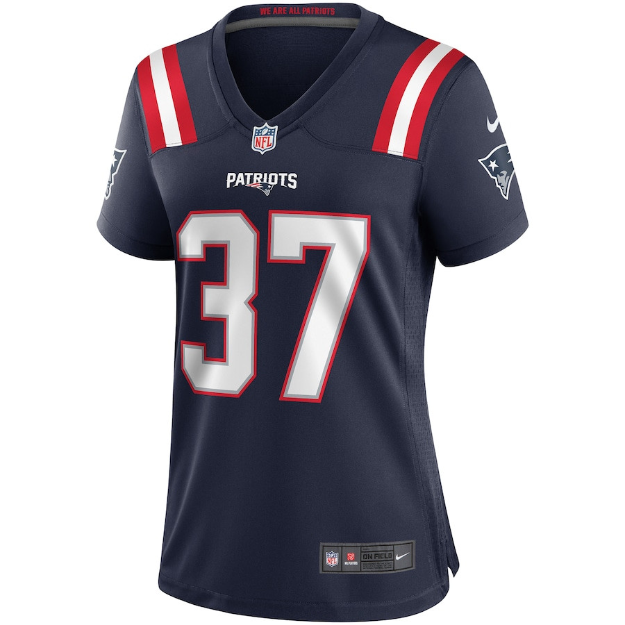 Rodney Harrison 37 New England Patriots Game Retired Navy NFL Jersey Women's