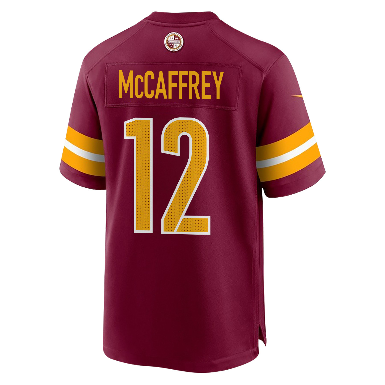 Luke McCaffrey 12 Washington Commanders Super Bowl LIX New Orleans The Ultimate Showdown' EMBROIDERED Game Burgundy NFL Jersey Men's