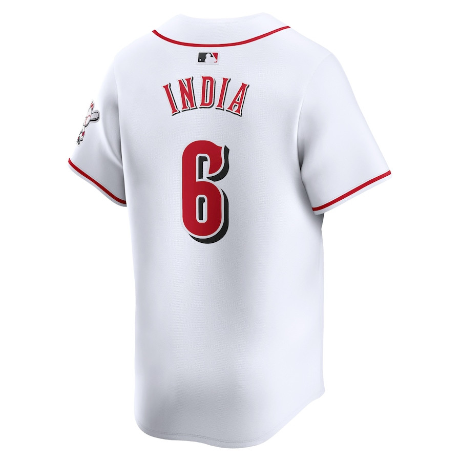 Jonathan India 6 Cincinnati Reds Home Limited Player White MLB Jersey Men's