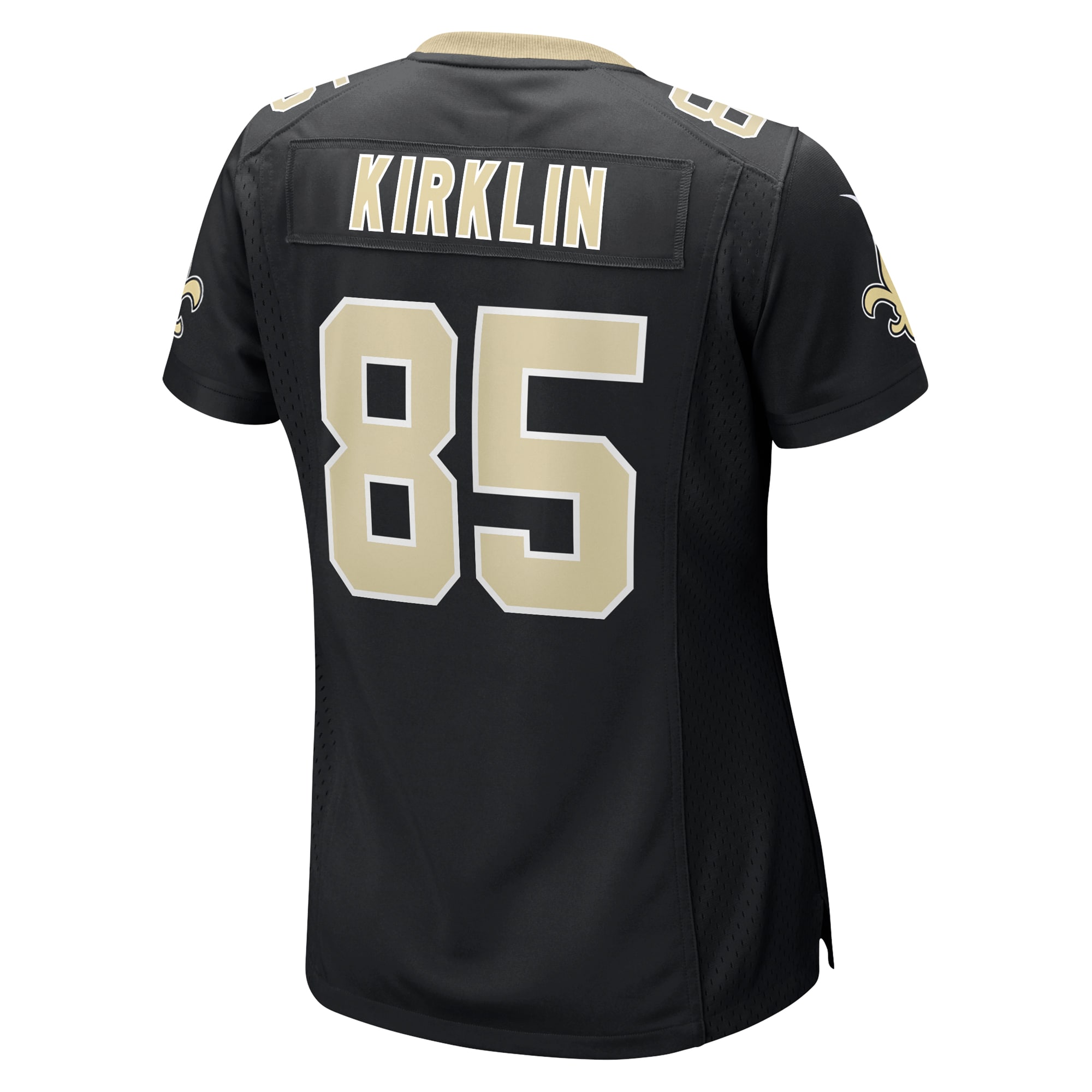 New Orleans Saints Jontre Kirklin Black Team Game NFL Jersey Women's