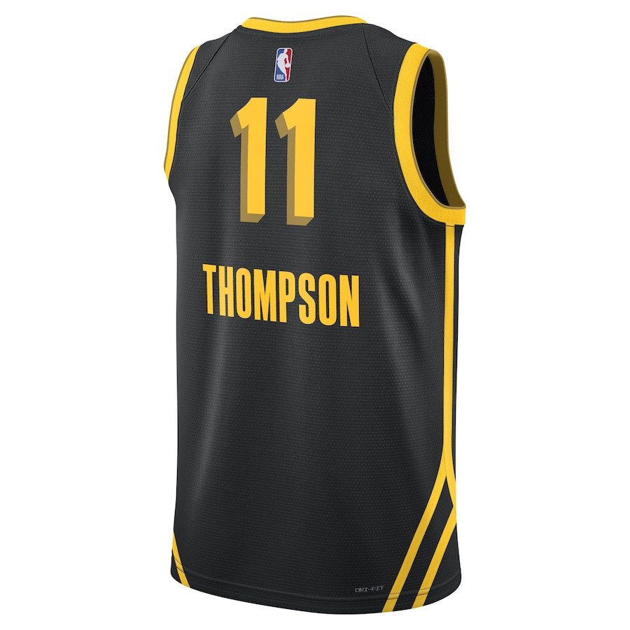 Klay Thompson 11 Golden State Warriors 2023/24 Swingman City Editio Unisex Black NBA Jersey Unisex