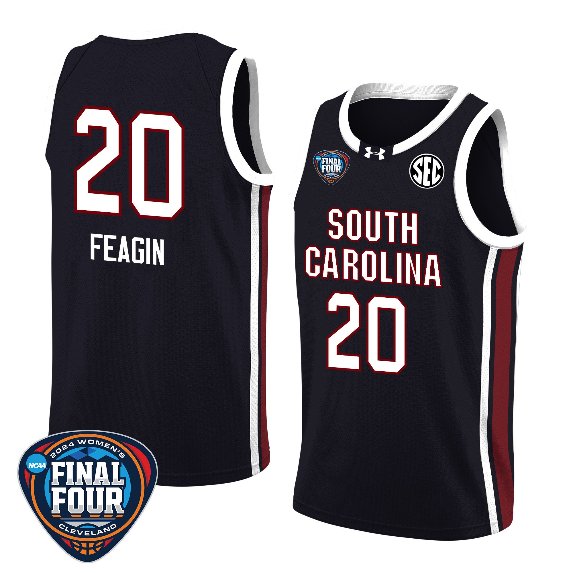 Sania Feagin 20 South Carolina 2024 Final Four Patch Unisex NCAA Jersey Unisex