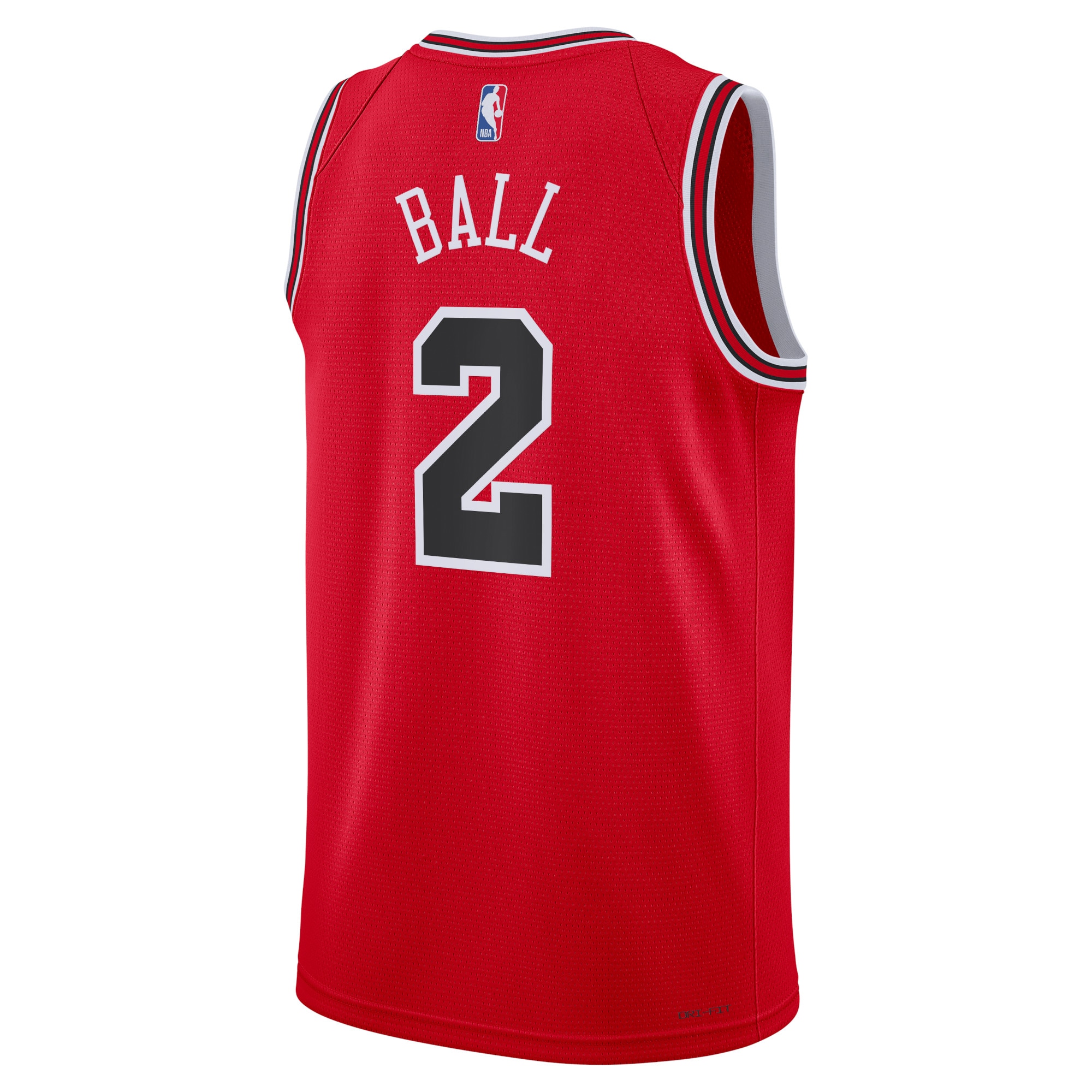 Chicago Bulls Icon Edition Swingman Red Lonzo Bal Unisex NBA Jersey Unisex