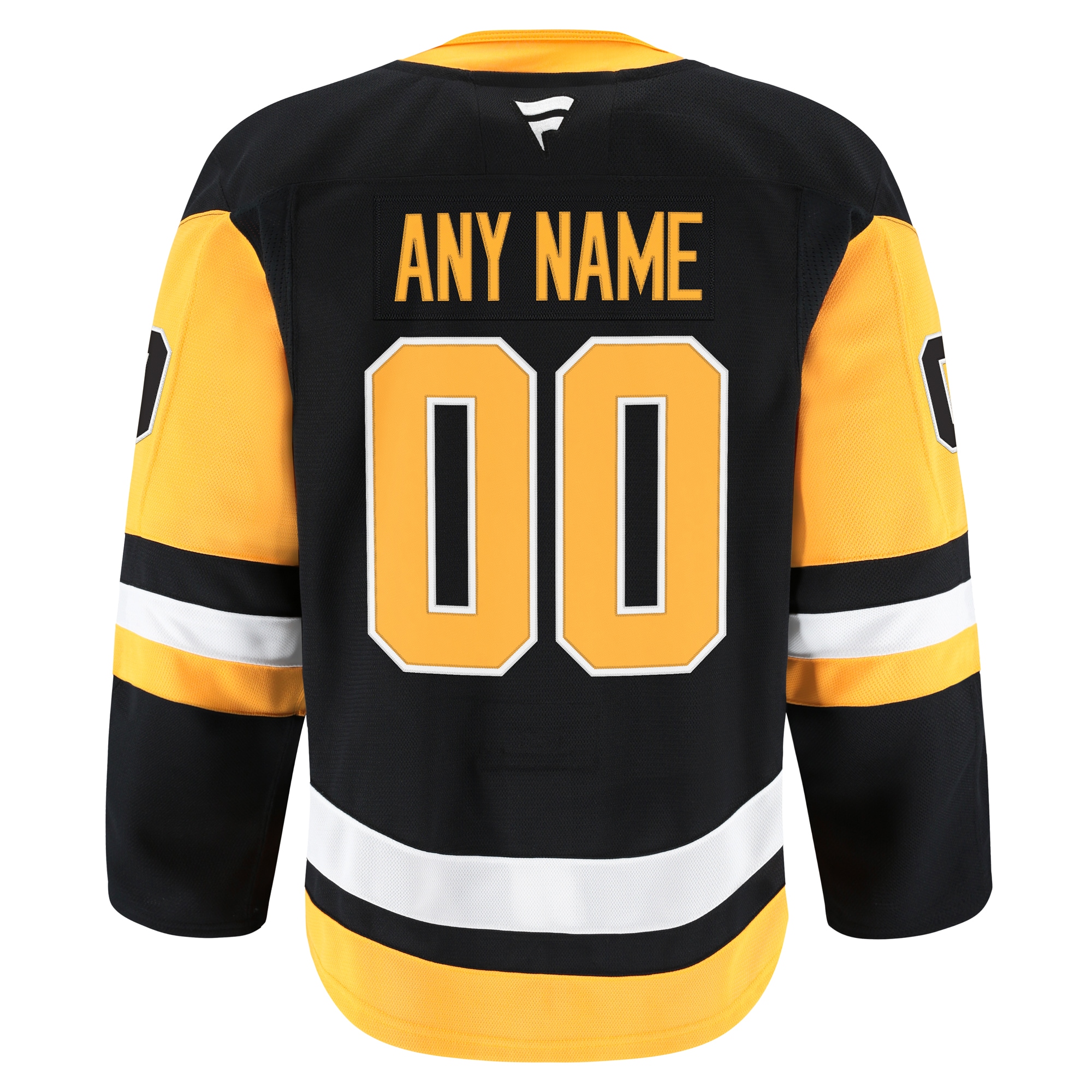 Pittsburgh Penguins Black Home Pro Custom NHL Jersey Men's