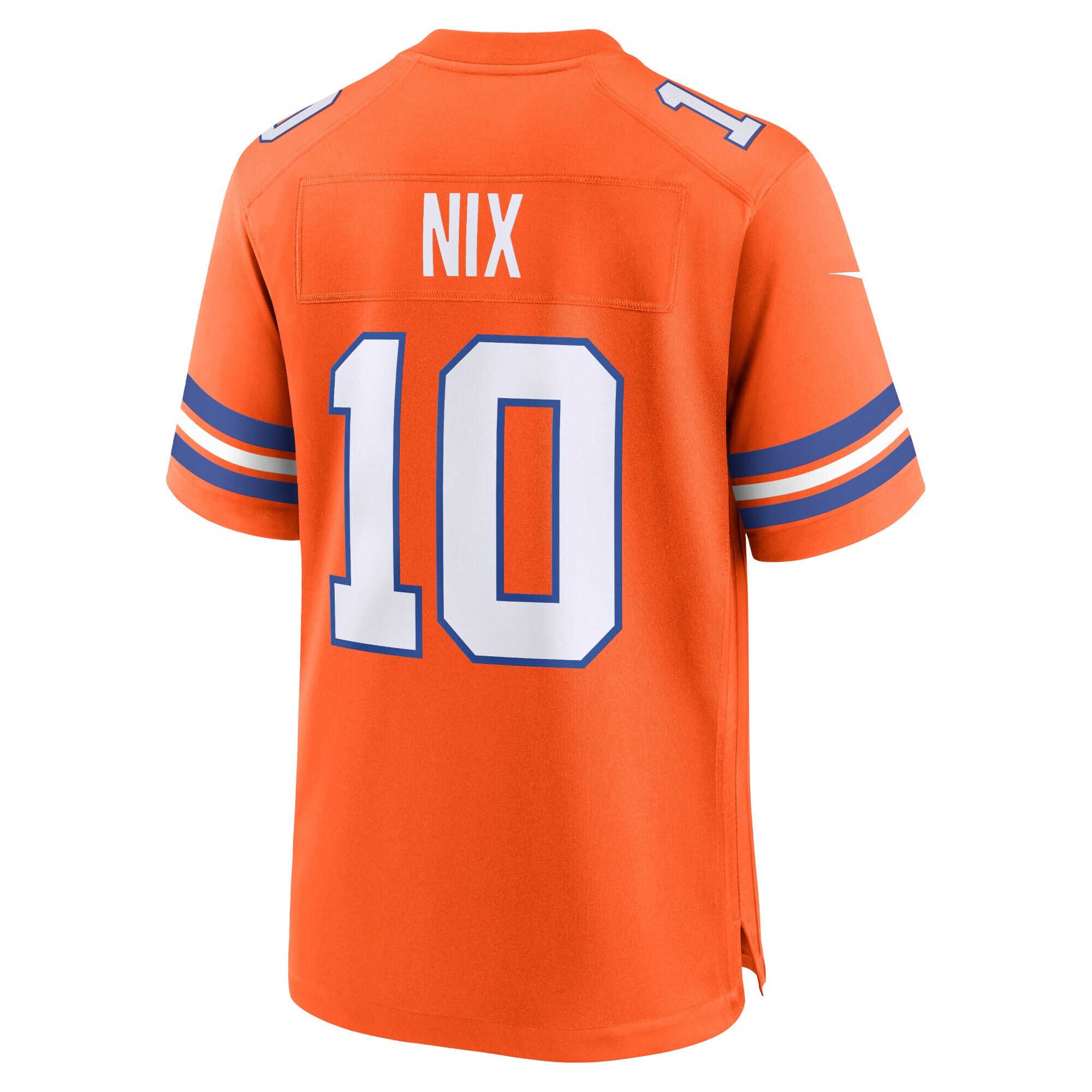 Denver Broncos Bo Nix Orange Alternate Game NFL Jersey Youth