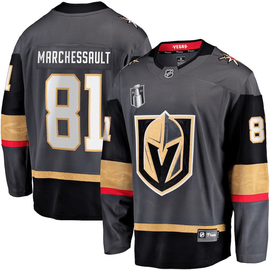 Jonathan Marchessault 81 Vegas Golden Knights 2023 Stanley Cup Final Alternate Breakaway Player Black NHL Jersey Men's