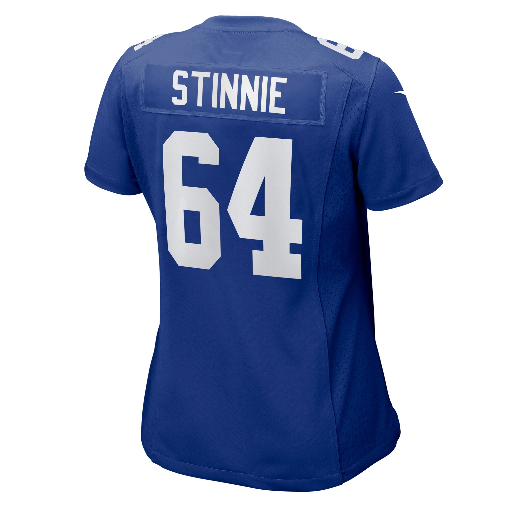New York Giants Aaron Stinnie Royal Game NFL Jersey Women's