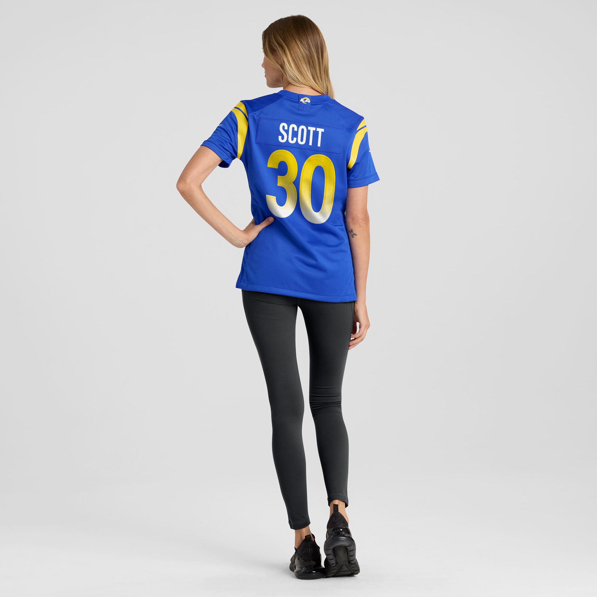 Los Angeles Rams Boston Scott Royal Game NFL Jersey Women's