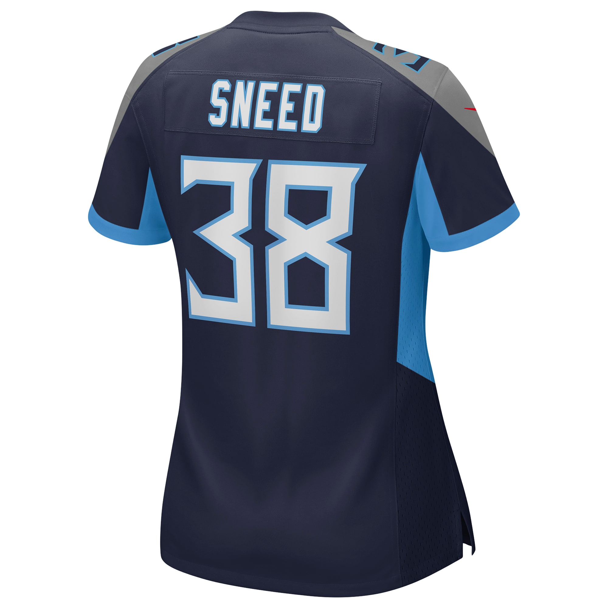Tennessee Titans L'Jarius Sneed Navy Team Game NFL Jersey Women's