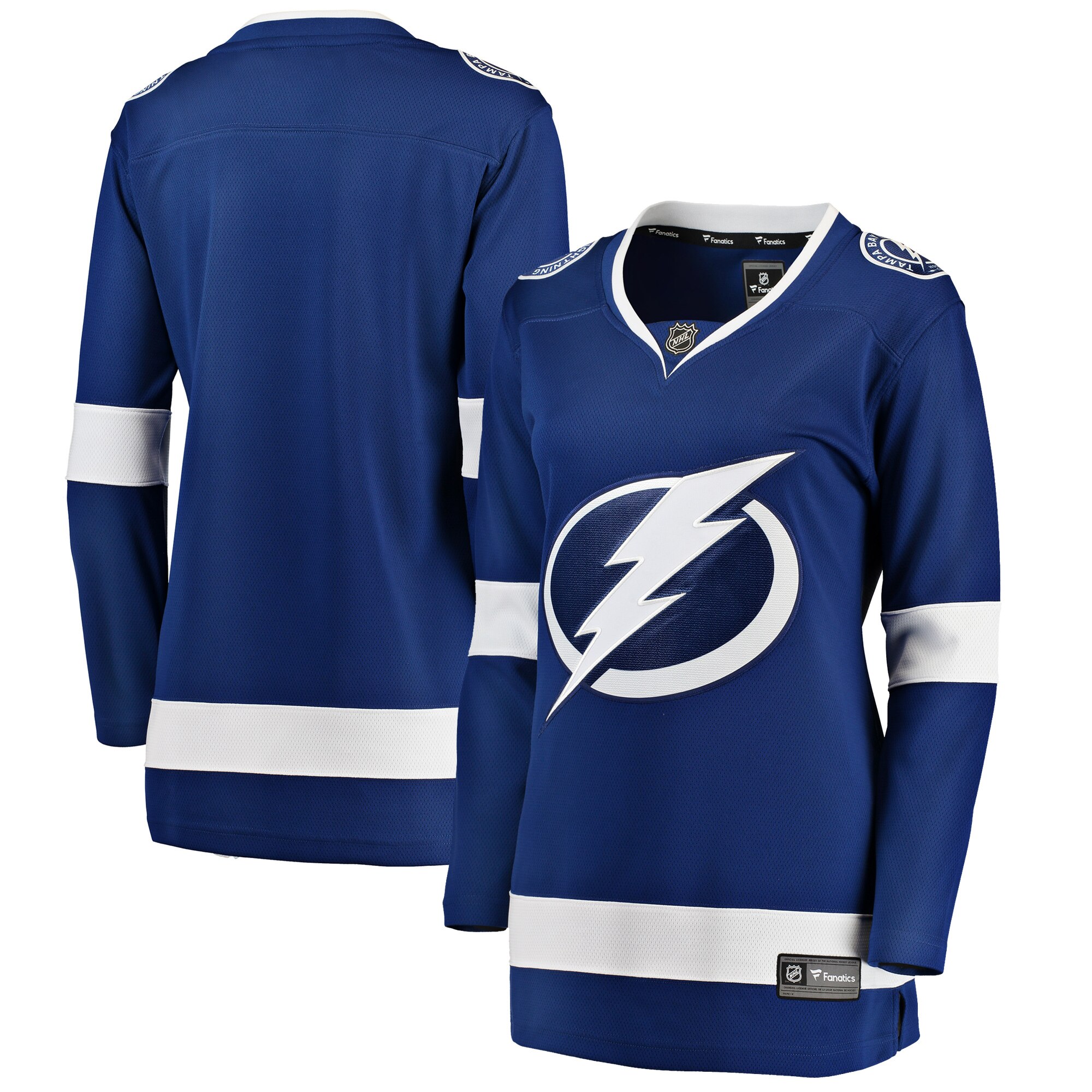 Tampa Bay Lightning Blue Breakaway Home NHL Jersey Women's