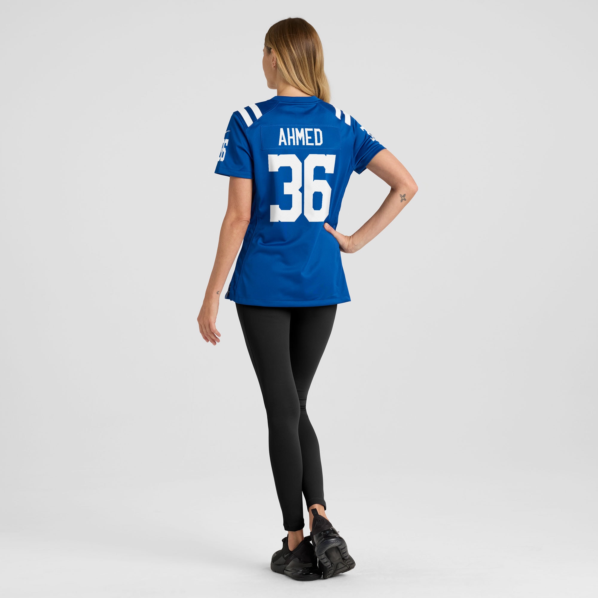 Indianapolis Colts Salvon Ahmed Royal Team Game NFL Jersey Women's
