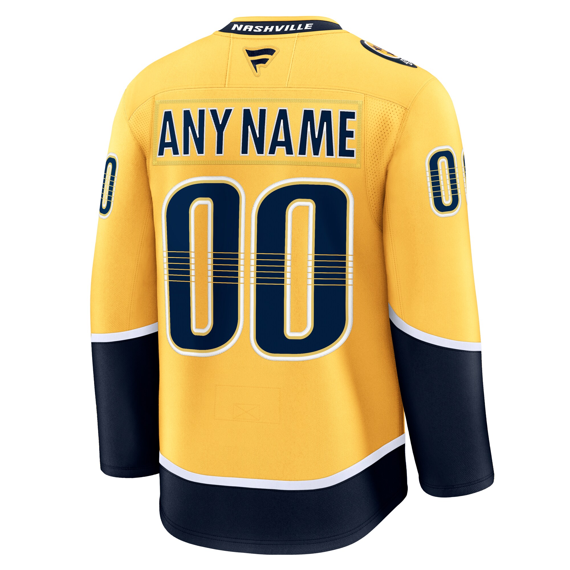 Nashville Predators Gold Home Premium Custom NHL Jersey Men's