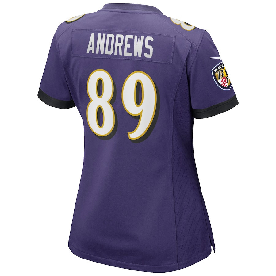 Mark Andrews #89 Baltimore Ravens Super Bowl LIX Purple NFL Jersey Women's