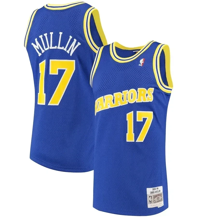 Chris Mullin Golden State Warriors Mitchell Ness 1993-94 Hardwood Classics Swingman Royal NBA Jersey Men's