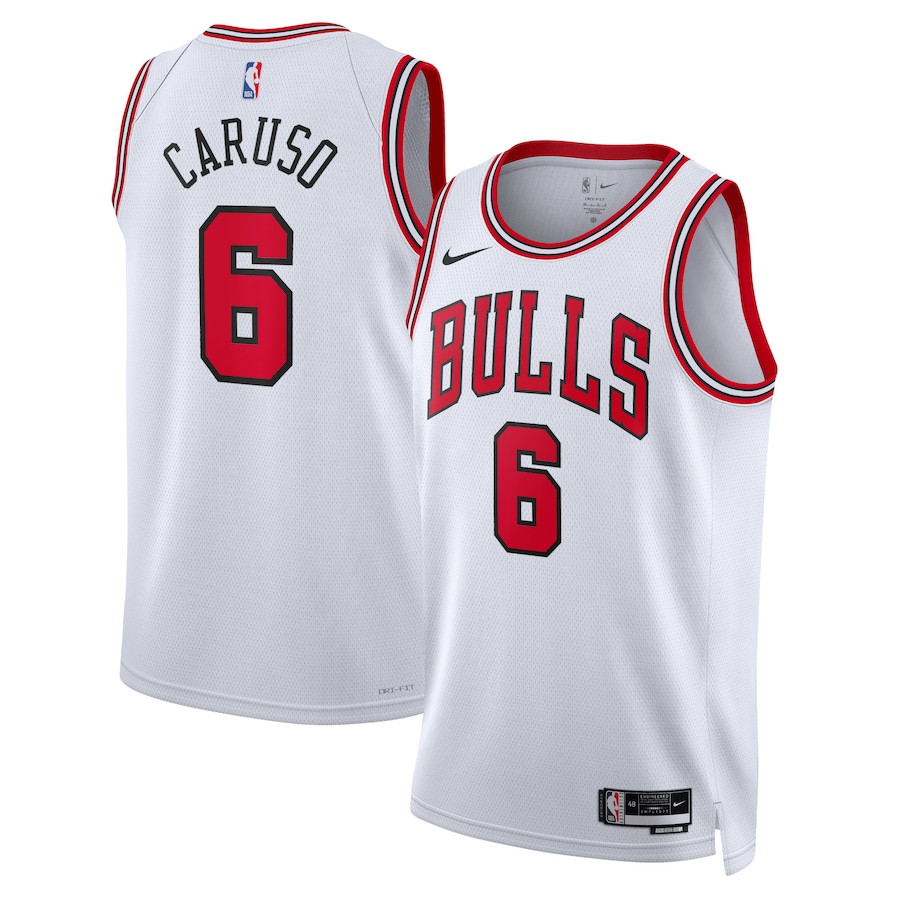 Alex Caruso 6 Chicago Bulls Unisex Swingman Association Editio White NBA Jersey Unisex