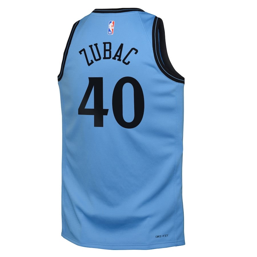 Ivica Zubac 40 Los Angeles Clippers 2024/25 Swingman Playe City Edition Light Blue NBA Jersey Youth