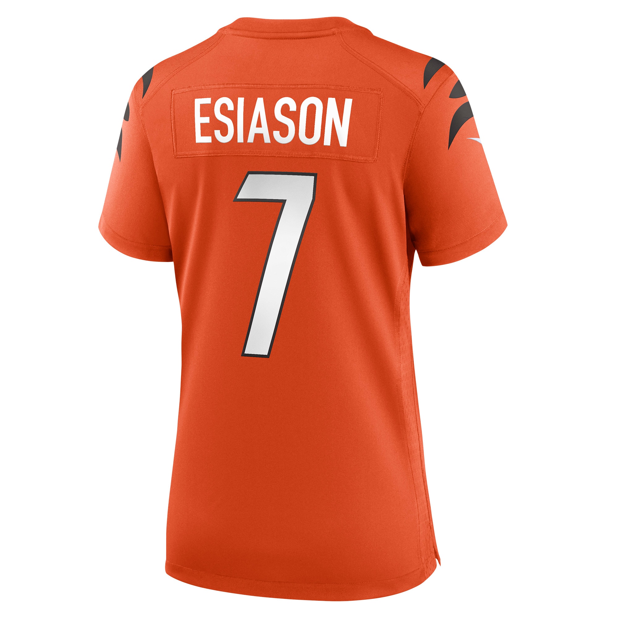 Cincinnati Bengals Boomer Esiason Orange Retired Game NFL Jersey Women's